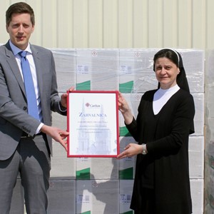 Vrijedna donacija tvrtke Henkel korisnicima Caritasa pogođenima potresom i epidemijom 